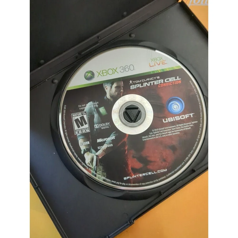 Tom Clancy's Splinter Cell Conviction Xbox 360 Gam Fast Shipping